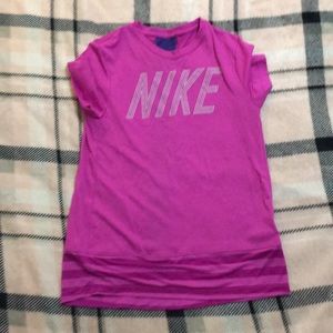 Pink short sleeve bike shirt
